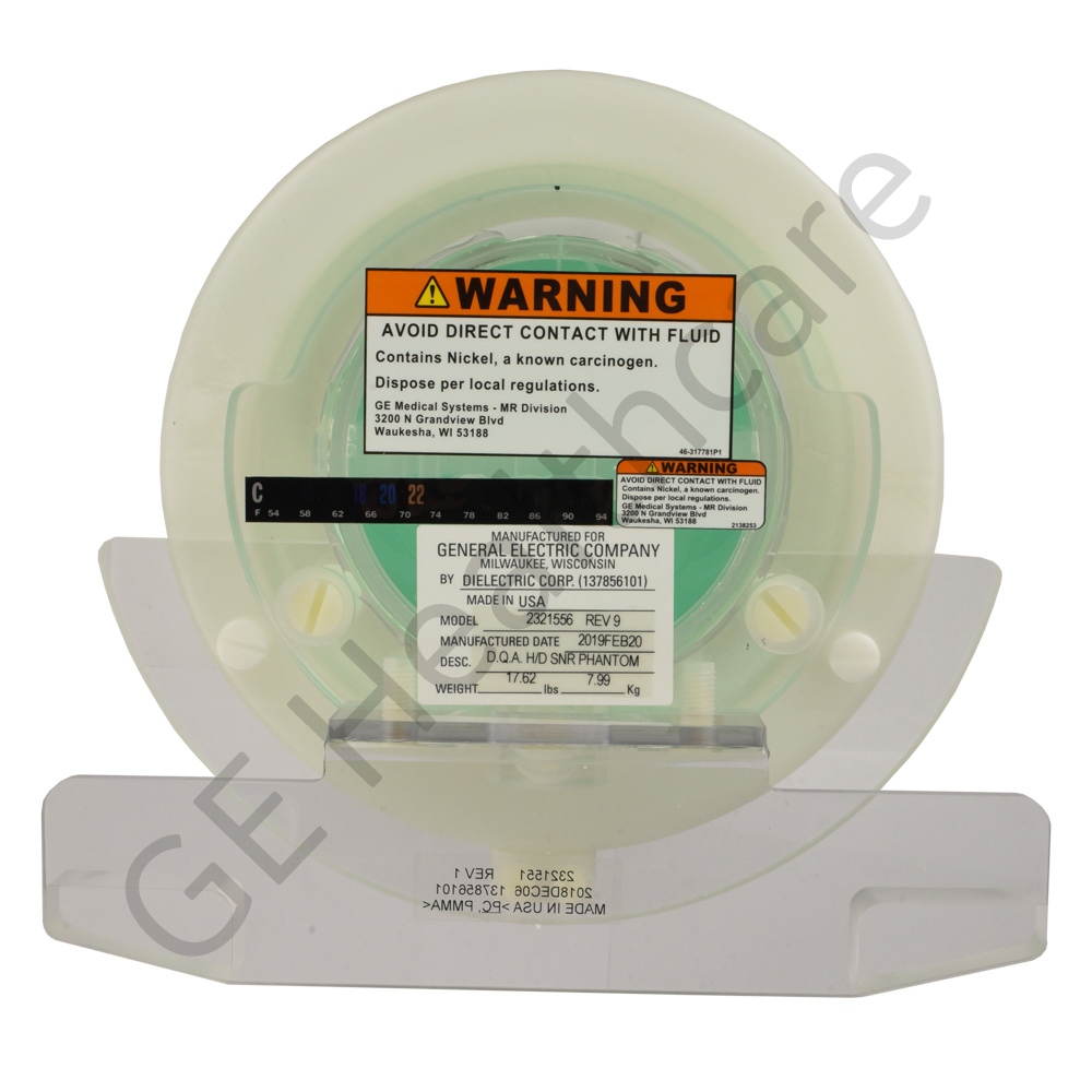 Daily Quality Assurance-Head Signal To Noise Ratio Phantom Daily Quality Assurance-Head Signal To Noise Ratio Phantom
